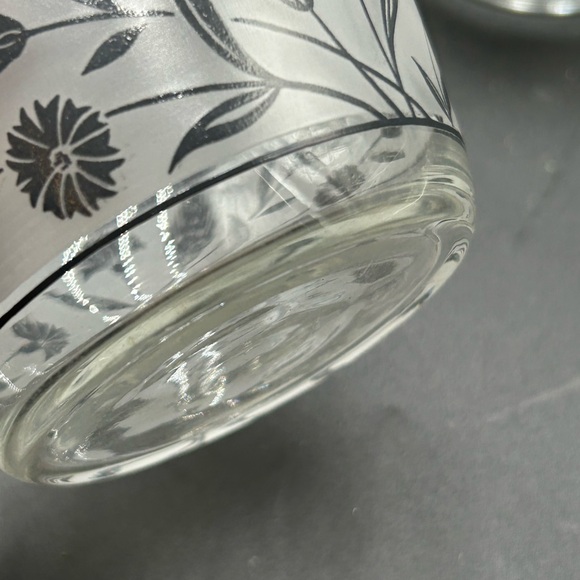 Libbey MCM silver wheat dessert bowl set of 3 - Picture 3 of 3